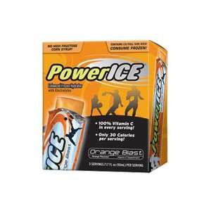  Power Ice Pouch Enhanced Frozen Hydrator, Orange Blast   3 