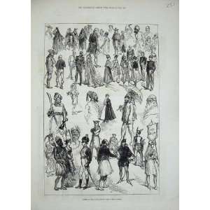  1876 Fancy Dress Ball Dublin Castle Ireland Costumes