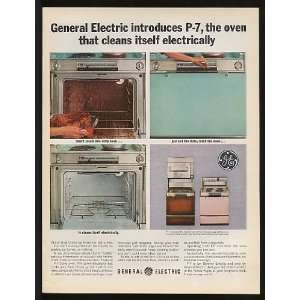  1963 GE General Electric P 7 Oven Ranges Print Ad (11854 