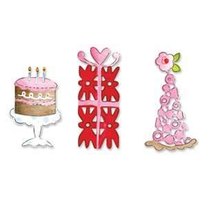   Sizzlits Decorative Strip Die Cake, Gift & Party Hat