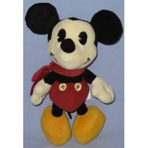  Disney Store Mickey Mouse Vintage Look Beanbag & Plush 