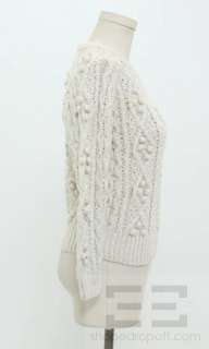 Isabel Marant Beige Bobble Knit Sweater Size 1  