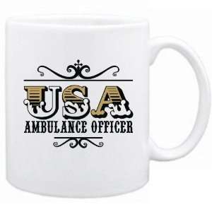 New  Usa Ambulance Officer   Old Style  Mug Occupations  