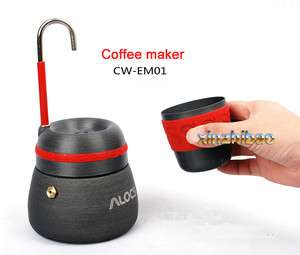 Outdoor Mini Evaporative Coffee Maker Stove Pot 350ml Portable  