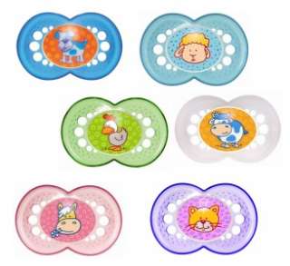   Animal Silicone Orthodontic Pacifiers 6+ Months  3 Styles Available