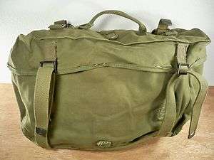   US WWII World War Era Army Dated 1944 Mussette Canvas Field Pack Bag