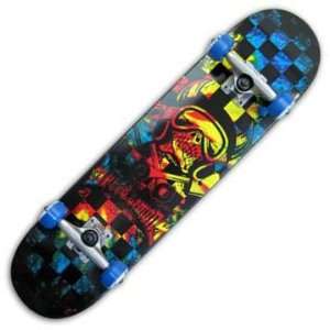  Speed Demons Skull Checkers Acid Complete Skateboard (7.50 
