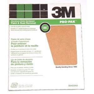  3M Pro Pak 99403 NA CC Aluminum Oxide Sheets for Paint and 