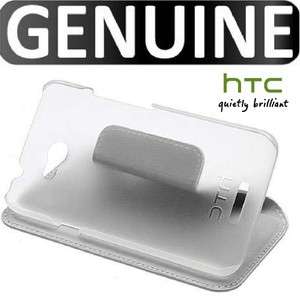   ONE X CLEAR HARD SHELL FLIP CASE COVER STAND IN WHITE HC V701  
