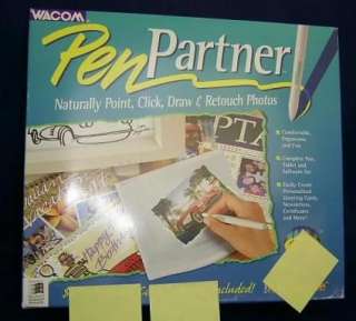 Wacom Penpartner CT 0405 R tablet pen point click draw!  