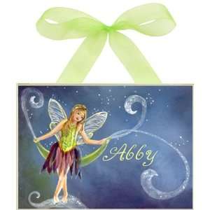  Midnight Fairy Personalized Wall Plaque: Home & Kitchen
