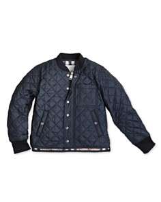 Burberry Boys Mini Finch Core Quilt Jacket   Sizes 7 14
