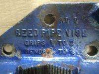 Vintage Industrial REED no 0 Pipe Vise Bender 1/8 2  