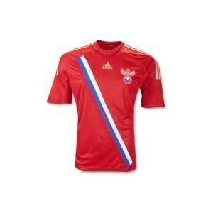 Soccer Jersey Russia Home Shirt 2011 12 Football Shirt with Euro 2012 