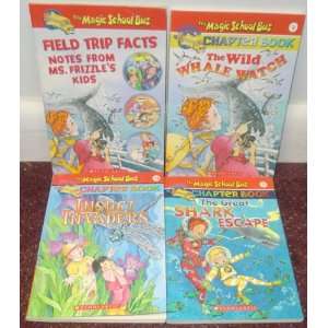  THE MAGIC SCHOOL BUS   CHAPTER BOOKS Set of 4: Everything 