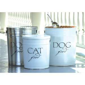    Harry Barker Dog Food Storage Canister   Small/Silver