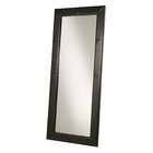   frame contemporary floor mirror with black leather frame contemporary