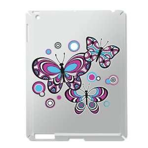 iPad 2 Case Silver of Psychedelic Butterflies