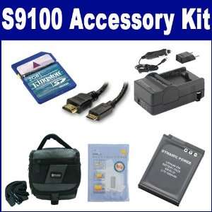  Nikon Coolpix S9100 Digital Camera Accessory Kit includes 