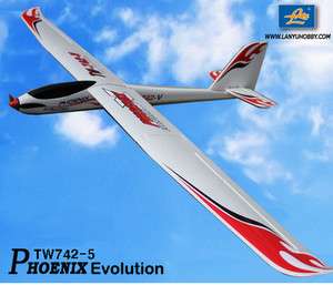 4GHz 6Ch Radio Control 2.6m Phoneix Evolution Brushless Air Glider 