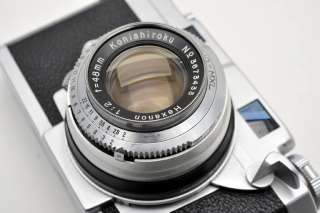 Konica III Rangefinder Camera w/Hexanon 48mm 2.0 Lens MINT   