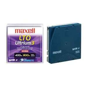  MAXELL Tape, LTO, Ultrium 3, 400GB/800GB, WORM 