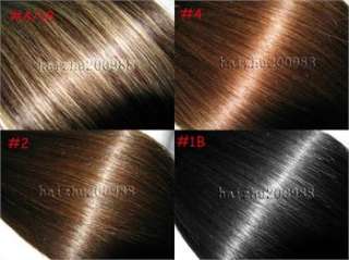 18/20 7pcs Clip In Real Human Hair Extensions Multiple in 4 Colors 