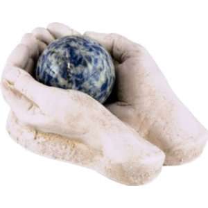  Gods Hands   Gypsum Cement Hands with Sodalite World 