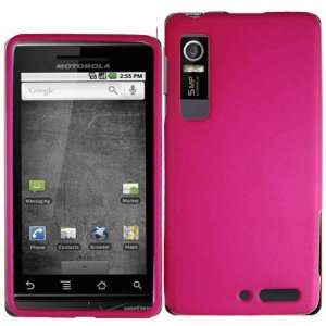  Hot Pink Hard Case Cover for Motorola Droid 3 XT862 Cell 