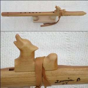  Key of High B 6 Hole Western Cedar Flute by Scott Loomis 