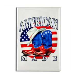   Magnet American Made Country Cowboy Boots and Hat: Everything Else