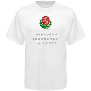  NCAA Rose Bowl White Tournament of Roses T shirt Sports 