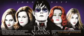 Movie Poster   Dark Shadows, Johnny Depp, Tim Burton, 12 x 8 (11 