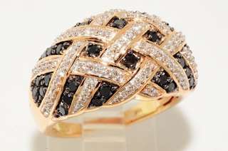   rose gold main stone color black material gold main stone treatment