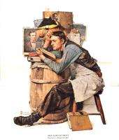 Norman Rockwell Lawyer Print THE LAW STUDENT  