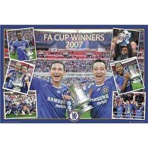 Chelsea FA CUP Winners Poster 