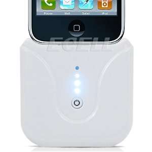   WHITE 1900MAH PORTABLE POWER STATION FOR iPHONE 3G 3GS: Electronics