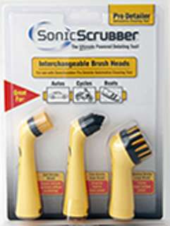 sonicscrubbies refills pro detailer tool pro detailer brushes 3 pack