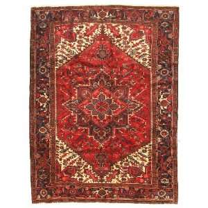  7x9 Hand Knotted HERIZ Persian Rug   71x96
