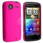 eForCity Snap on Rubber Coated Case for HTC Wildfire S, Pink Meshed 