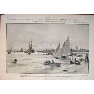  Duke Duchess Cornwall York Portsmouth Ophir Voyage 1901 