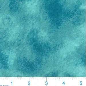   Mystic Glitter Sponged Teal Fabric By The Yard: Arts, Crafts & Sewing