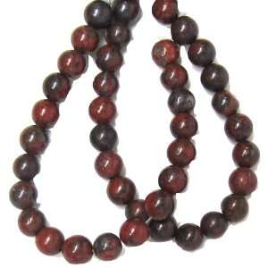 Bead Collection 40375 Round Multi Braciated Jasper Semi Precious Beads 