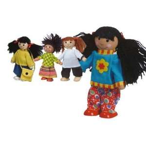  Maggies Multicultural Friends (Set of 4): Toys & Games