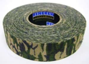 NEW 4 Rolls Renfrew GREEN CAMO Hockey Tape 1x33 yds  