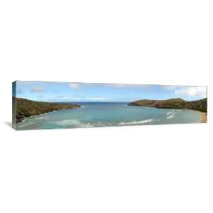 Inlet Beach with Clear Water   Gallery Wrapped Canvas   Museum Quality 
