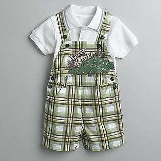 Infant Boys 2 Piece Later Gator Overalls Set  Lil Rebel Baby Baby 