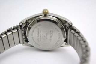   Mickey and Minnie Two Tone Stretch Band Classic Watch MCK803  