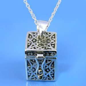   Silver Oxidized Fancy Prayer Box Arts, Crafts & Sewing