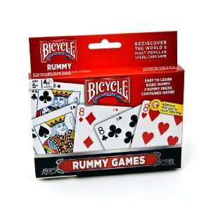  Bicycle Rummy Games Playing Cards: Sports & Outdoors